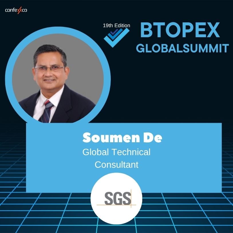 Profile image of Soumen De, a Global Technical Consultant, featured at the BTOPEX Global Summit 2025.